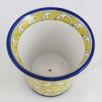 PL002YW Small Yellow Blue Planter 02